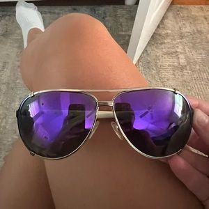 Dior purple aviator sunglasses